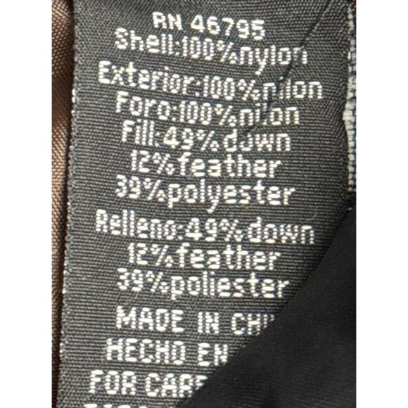 Avirex Jacket Men's Medium 8 Black Puffer Lined Hooded Embroidered Logo - Picture 8 of 16